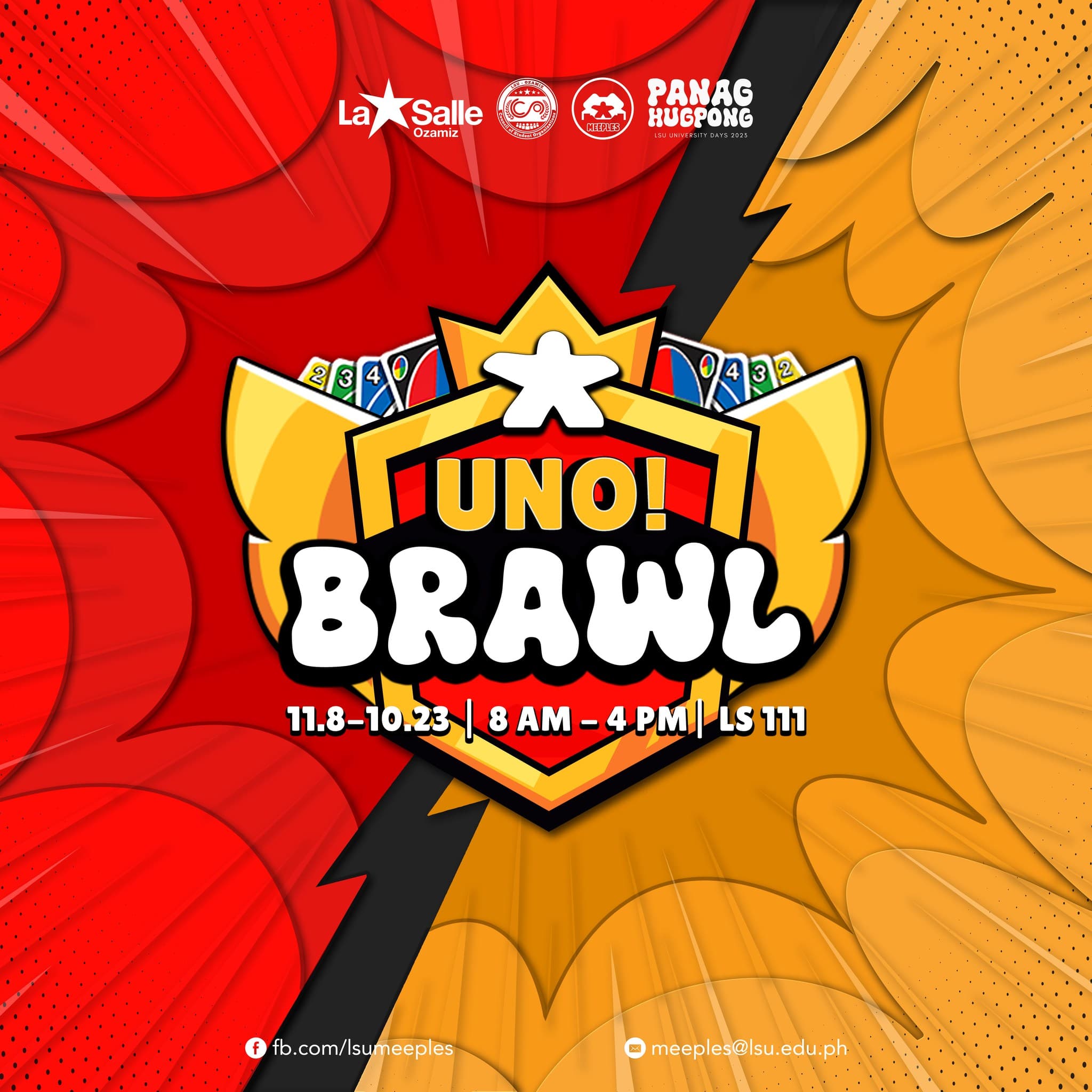 UNO Brawl gaming tournament poster design